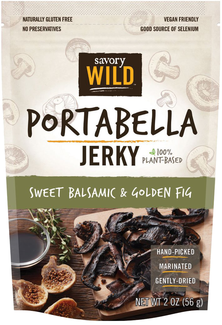 Sweet Balsamic & Golden Fig Portabella Jerky - Savory Wild Portabella Mushroom Jerky (900x1200), Png Download