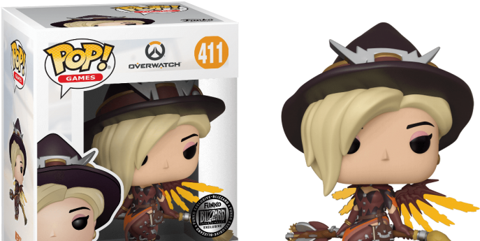 Overwatch Funko Pop Halloween Mercy Bruja 1 - Witch Mercy Funko Pop (741x486), Png Download