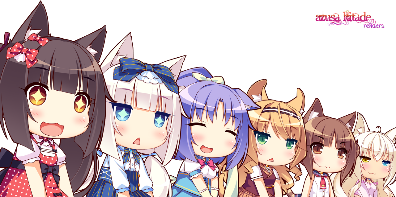 Neko Works Oryginal Picture - Cinnamon Challenge Nekopara (1280x646), Png Download