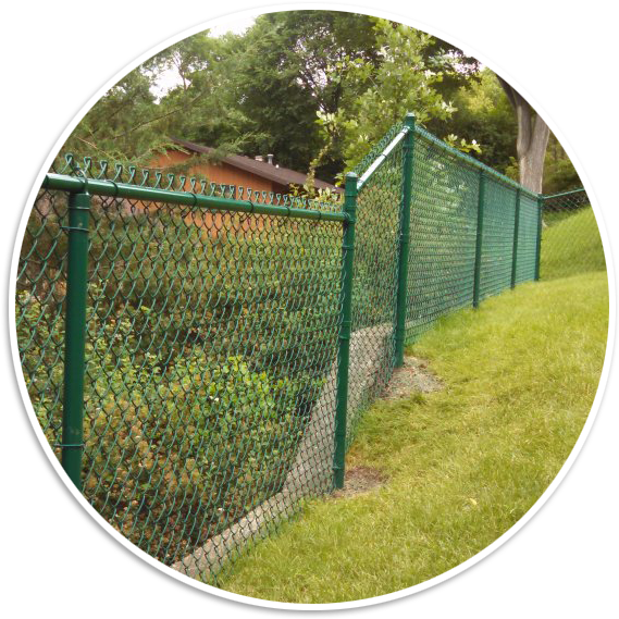 Vinyl Landscape Fences - Fence (634x672), Png Download