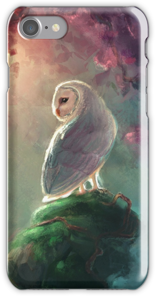 Barn Owl Iphone 7 Snap Case - Owl (750x1000), Png Download