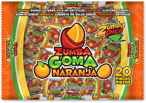 Zumbapica Goma Naranja - Seedless Fruit (800x800), Png Download