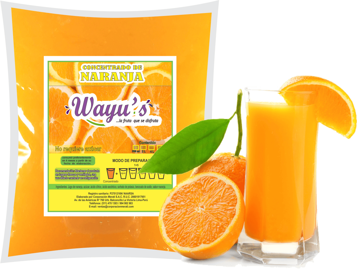 Naranja - Orange Drink (1207x910), Png Download