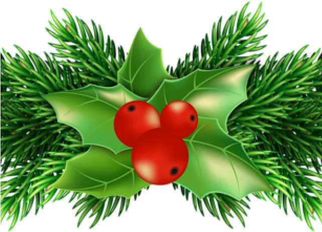 Pictures Of Christmas Holly - Christmas Holly Png Transparent (640x480), Png Download