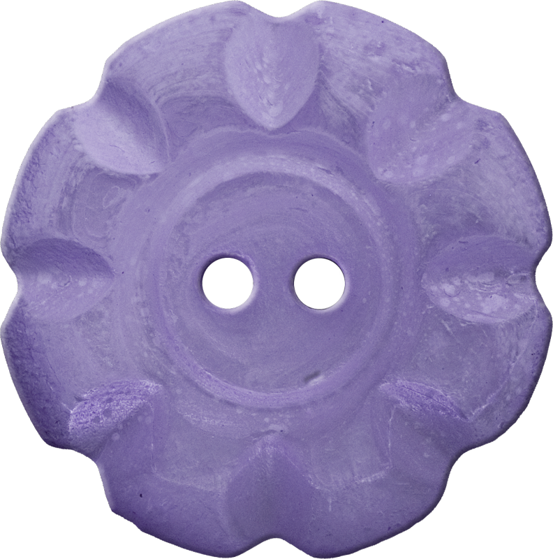 Button With Scalloped Border, Violet - Circle (792x800), Png Download