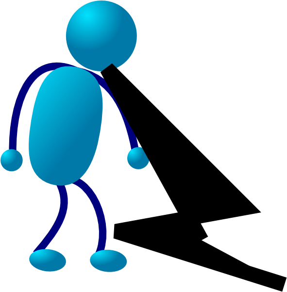 Cvs Awareness Clip Art - Stick Man Walking (600x601), Png Download