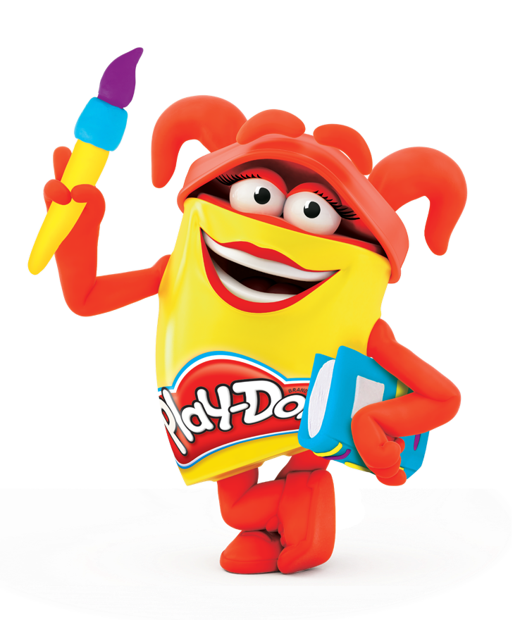 The Gallery For > Paintbrush Clipart Transparent - Play Doh Logo Png (738x880), Png Download