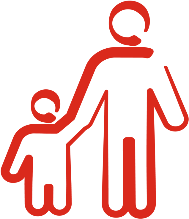 Father And Child Icon - Graphic Design (768x768), Png Download