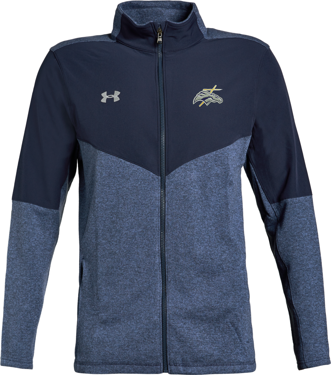 Design Your T-shirts, Sweatshirts, And Polos Online - Under Armour Zipper Jacket (1130x1250), Png Download