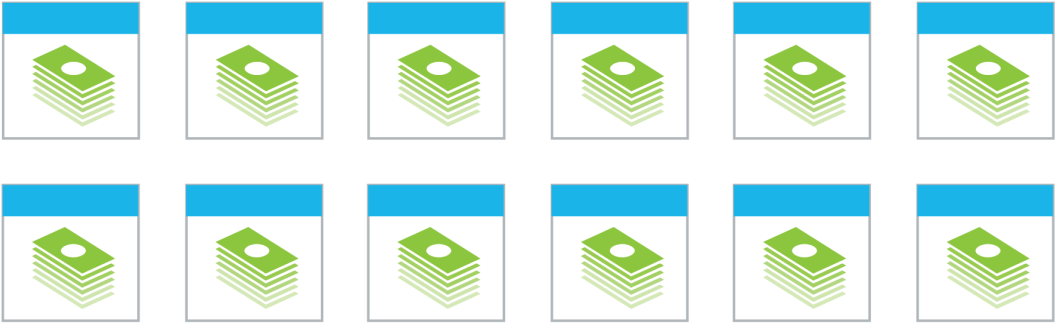 Stacks Of Cash Pattern - Mechbox 2: Hardest Puzzle Ever (1200x483), Png Download