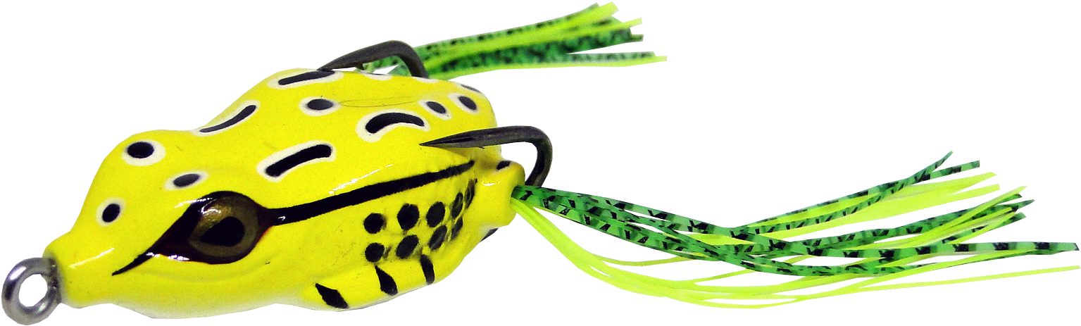 Isca Artificial Yara Crazy Frog 4,5cm 9g Cor 25 Amarelo - Insect (1730x604), Png Download