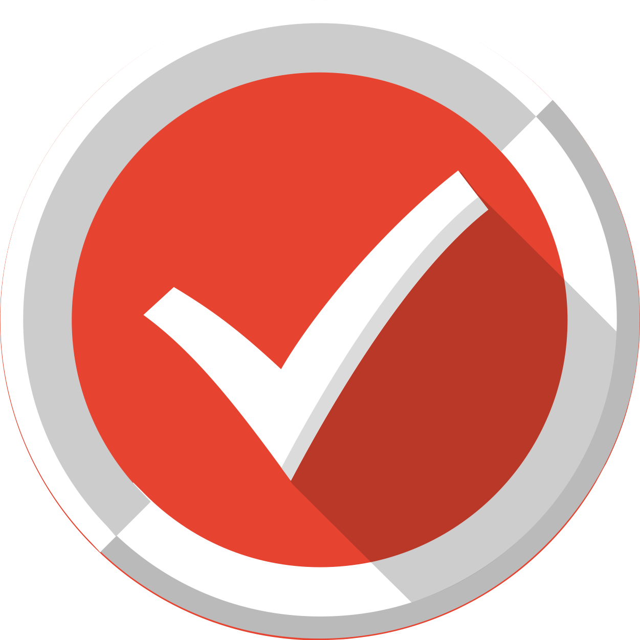 Big-tick - Circle (1251x1252), Png Download