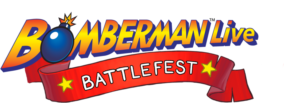 Battlefest Logo - Bomberman Live Png (1024x421), Png Download