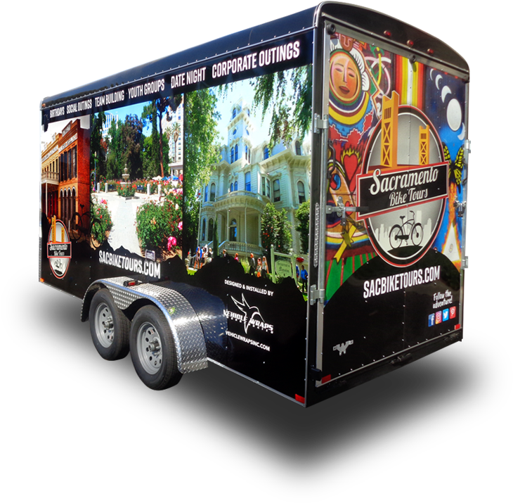 Effectively Advertise On Small Horse Trailers, Gigantic - Tour Bus Service (734x748), Png Download