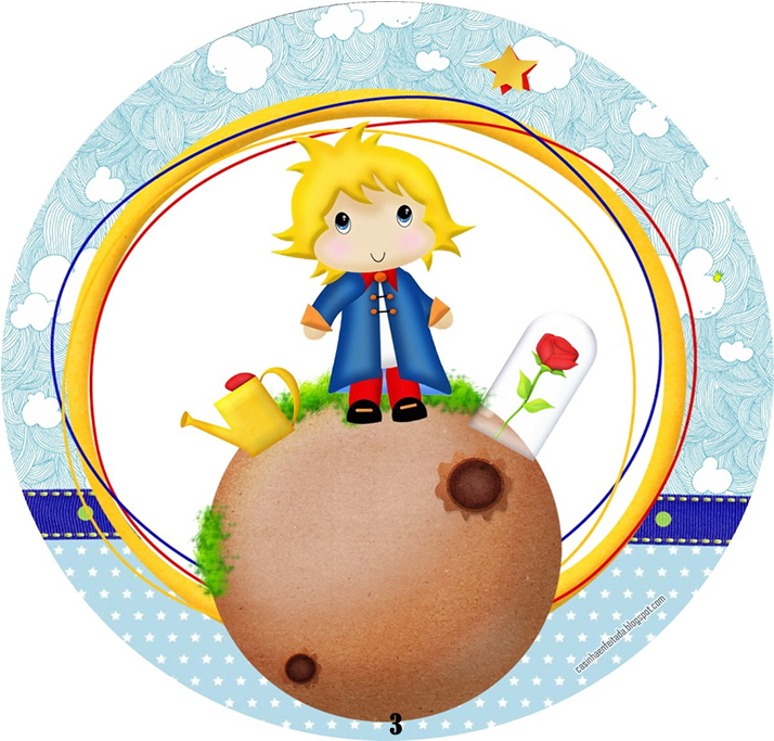 50 Adesivos Personalizados Pequeno Principe - Pequeno Principe No Planeta (800x780), Png Download