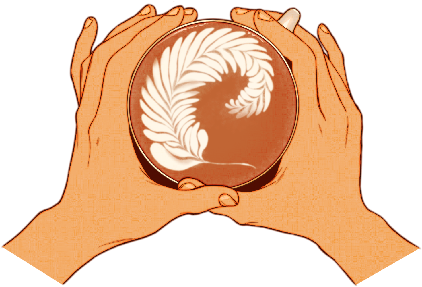 A Taste Of The La Coffee Scene - Illustration (1600x1100), Png Download