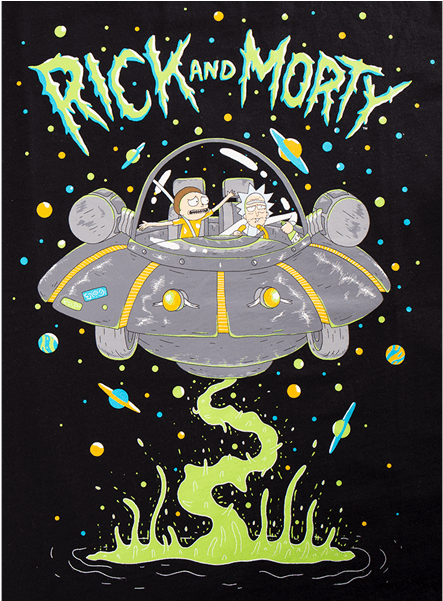 1 Of - Poster Rick Y Morty (600x600), Png Download