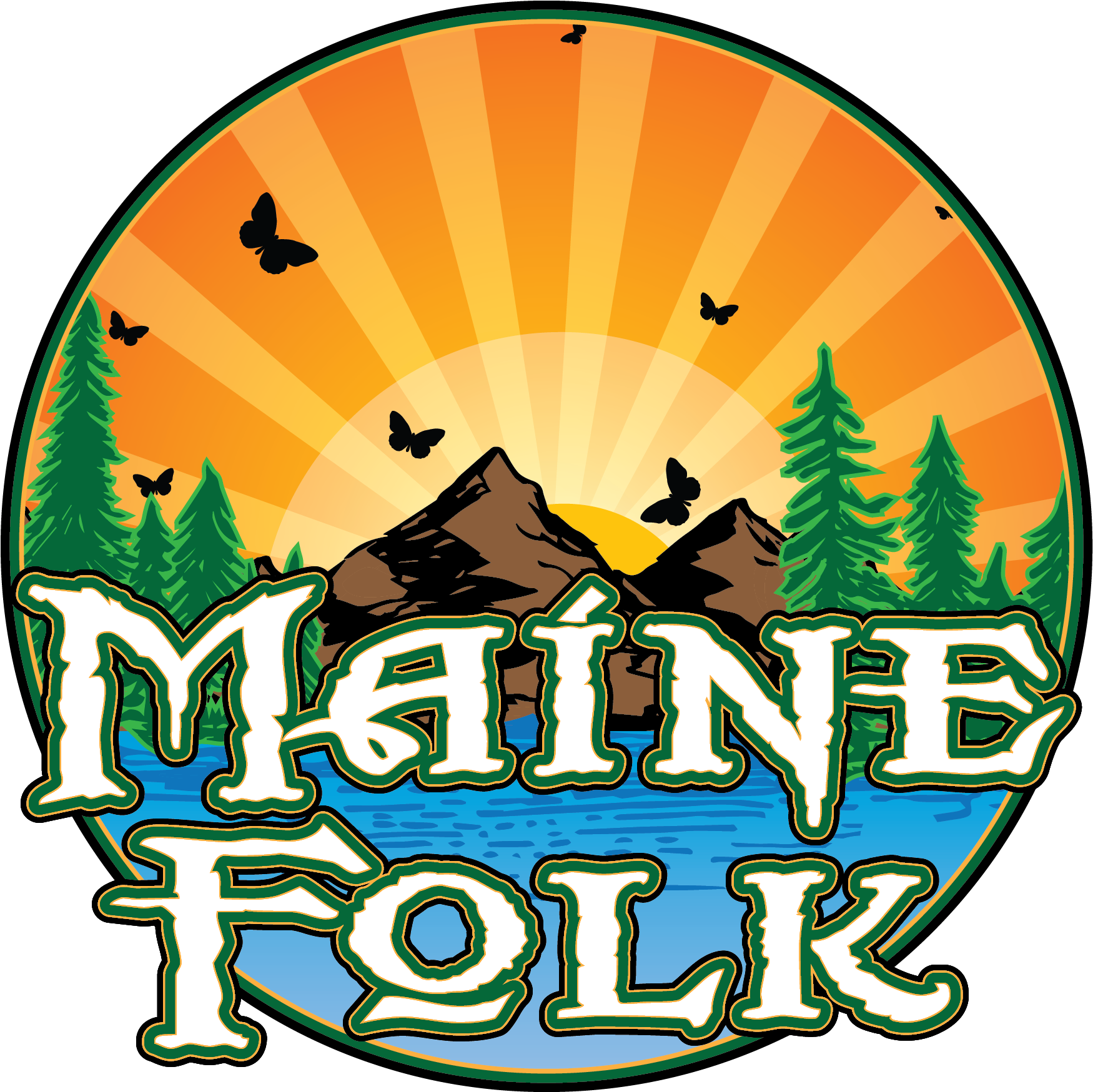 Maine Folk And Bluegrass Festival, Point Sebago, Casco, (1848x1848), Png Download