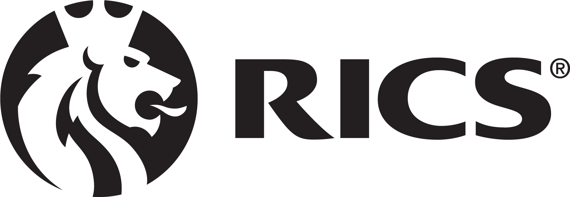 Rics Logo Reg Black Clear - Rics Png (2013x709), Png Download