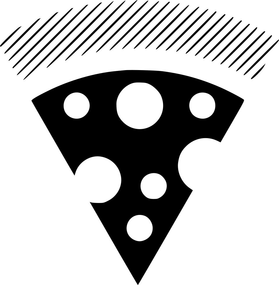 Pizza Slice Food Icon Comments - Illustration (960x980), Png Download