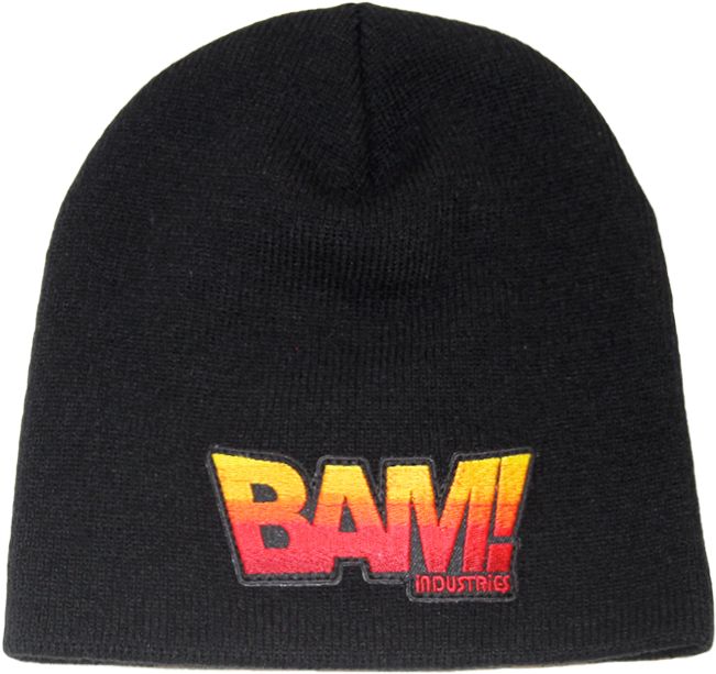 Bam Firebeanie Black (1000x1500), Png Download