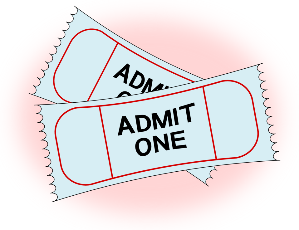 Tickets - Movie Tickets Clipart (958x737), Png Download