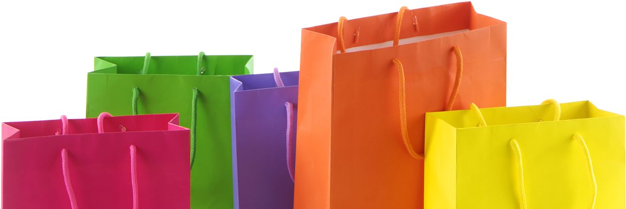 1 - Shopping Bags (1500x444), Png Download