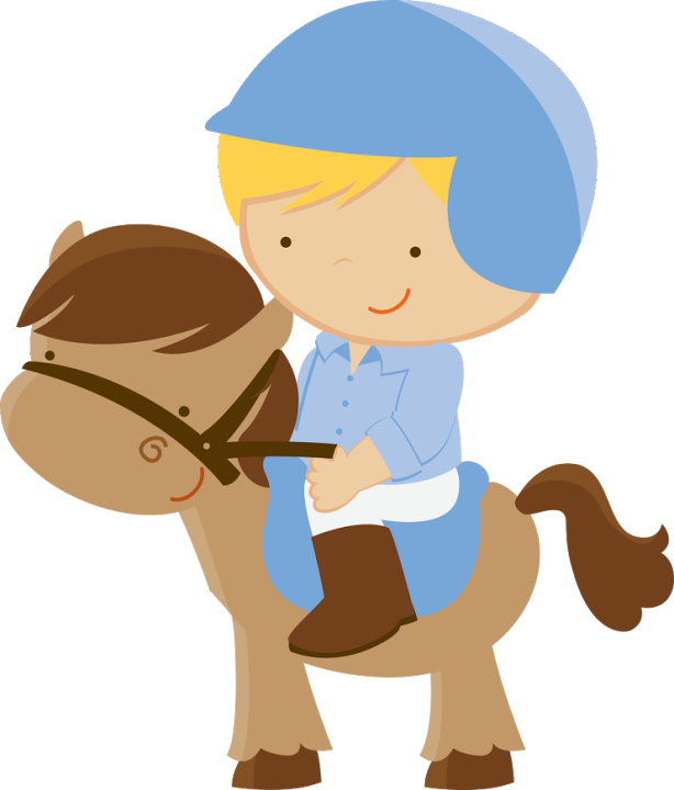 Ch B De Picasa Web Albums Deportes Ⓒ - Niño En Caballo Animado (614x720), Png Download