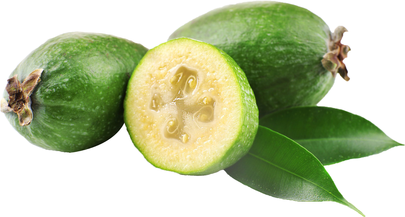 Download Guava Clipart - Feijoa Png (1600x873), Png Download