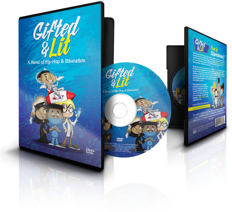 Gifted And Lit Educational Dvd - Dvd Cover Graphic Design For Birthday (803x800), Png Download