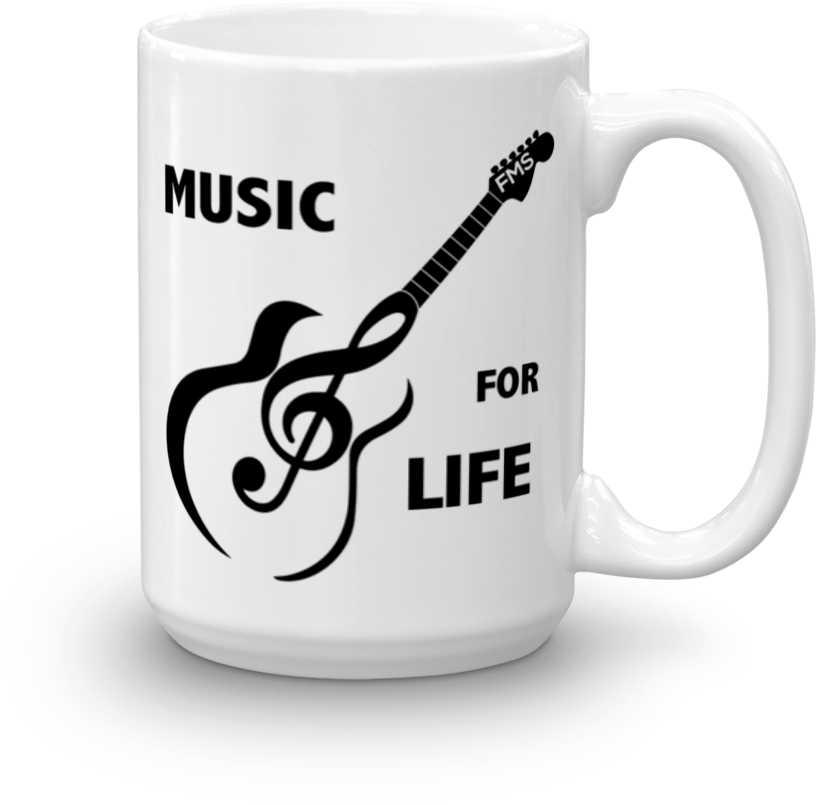 Image Of Fms 15 Oz White Mug - Mug (1000x1000), Png Download