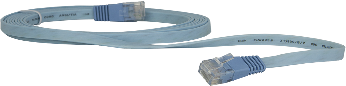 Flat Patch Cord 2m - Ethernet Cable (1200x690), Png Download