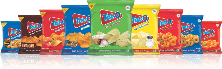 Tat-o Is The Leading Brand Of Snack Range From Gcl (1197x309), Png Download