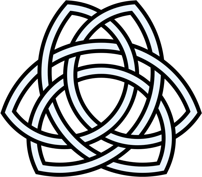 15 Threefold Decorative Knot - شعار بنك التضامن الاسلامي (680x600), Png Download