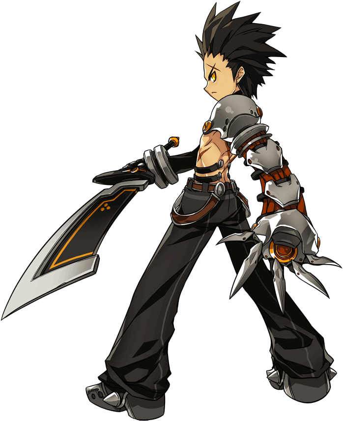 Name, Raven - Elsword Raven Classes (708x873), Png Download