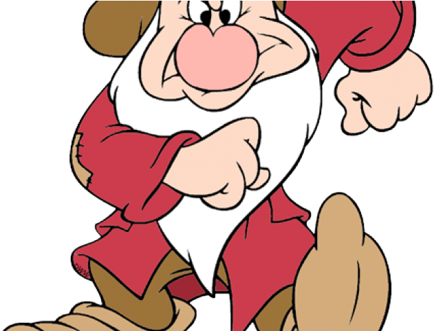 Snow White And The Seven Dwarfs Clipart Grouchy - Snow White Dwarf Grumpy (640x480), Png Download