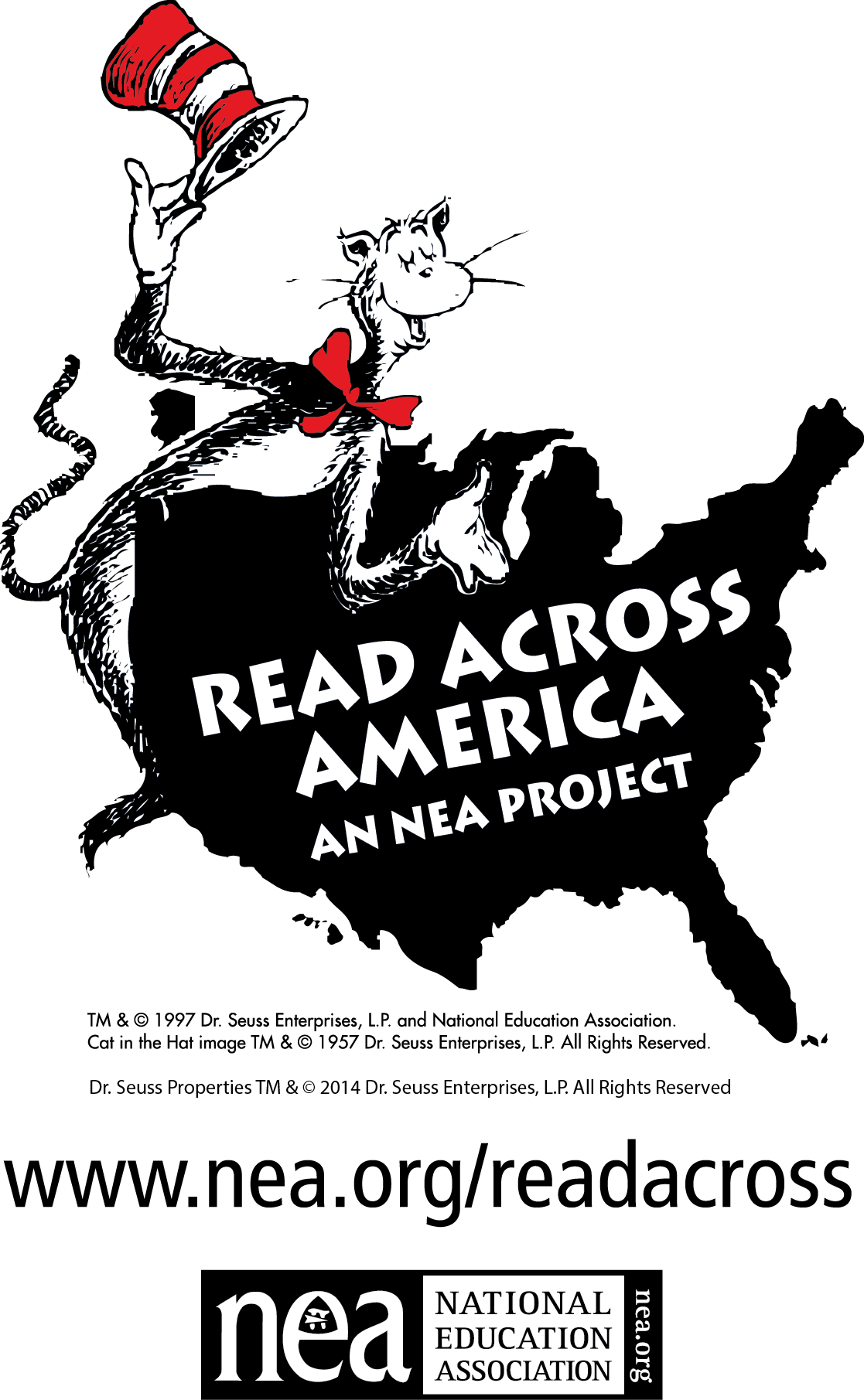 Nea Read Across America 2017 (1117x1811), Png Download