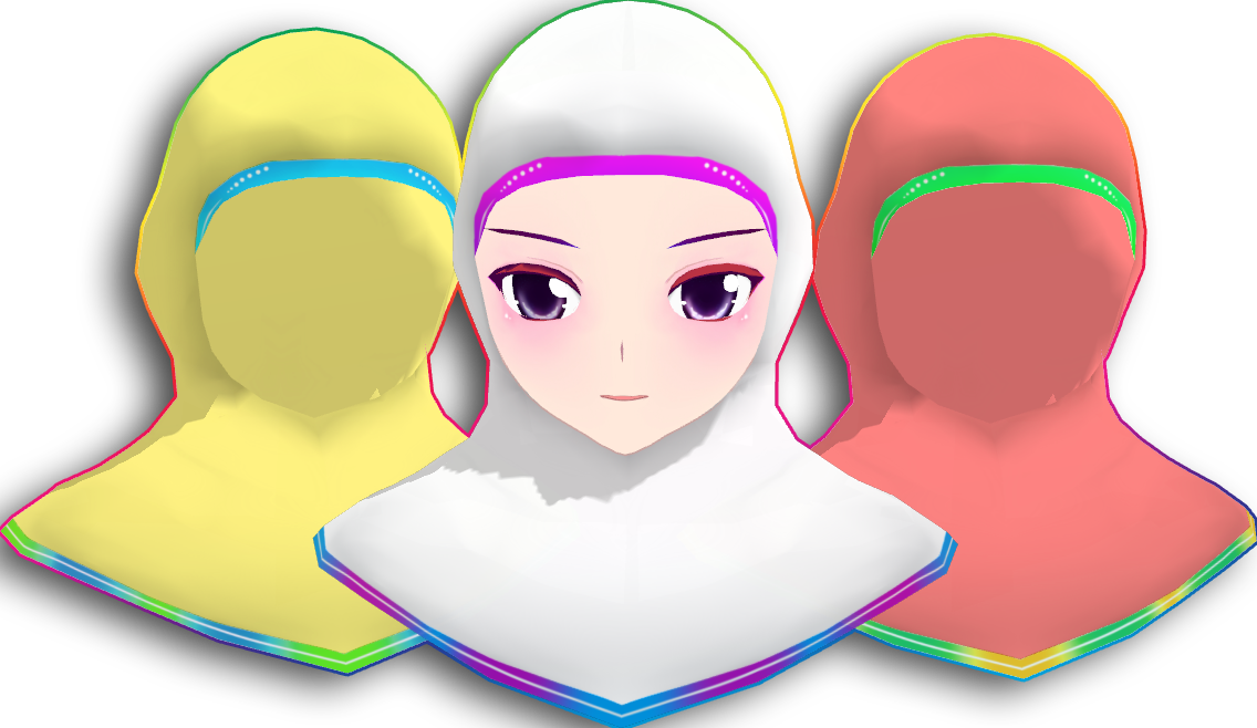 Hijab Download By Aceyoen-d6bh3vf - Mmd Hijab (1136x658), Png Download