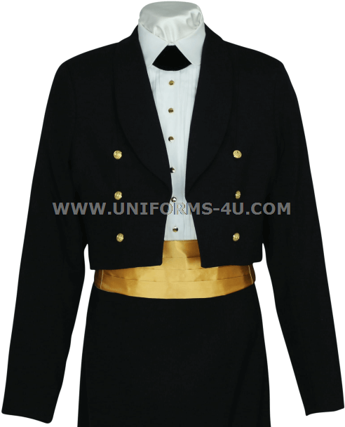 Big U Us Navy Female Dinner Dress Blue Coat 35266 - Formal Wear (500x622), Png Download