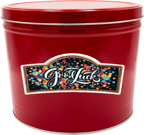 Popcorn Gift Tin - Gift (600x586), Png Download