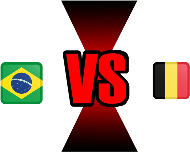 Fifa World Cup 2018 Quarter Finals Brazil Vs - France Vs Uruguay 2018 (800x655), Png Download