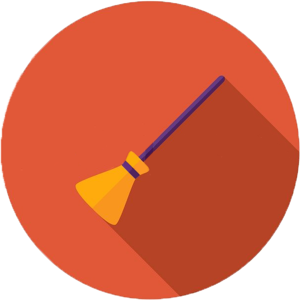 Broom - Circle (800x800), Png Download