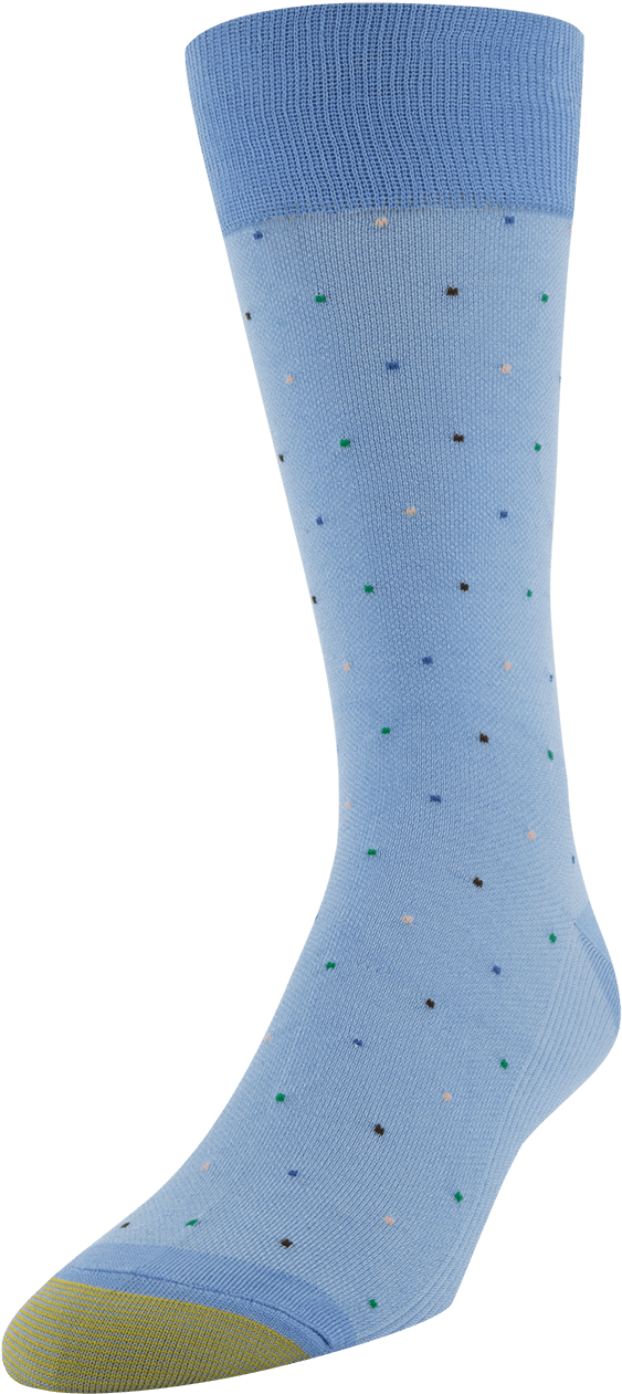Gold Toe Men's Multi-color Texture Dot Crew Sock Pair - Sock (1400x1400), Png Download