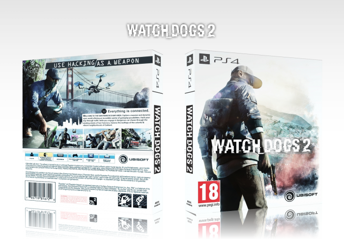 Watch Dogs 2 Box Art Cover - Postage Stamp (700x489), Png Download