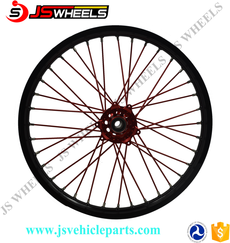 Cr Hondas 125/250 Crf250r/crf450r Llantas De Aleación - Black Spokes Purple Nipples (750x800), Png Download