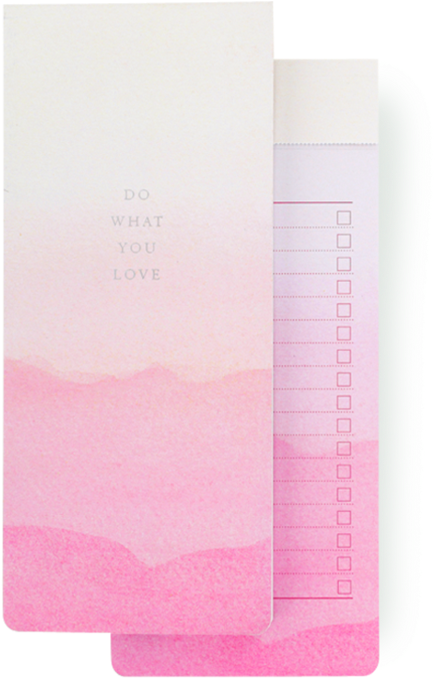Do What You Love To Do List Pad With Magnet - Paper (750x750), Png Download