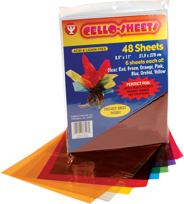 Hygloss® Cello Sheets - Hygloss Cello Sheets (850x850), Png Download