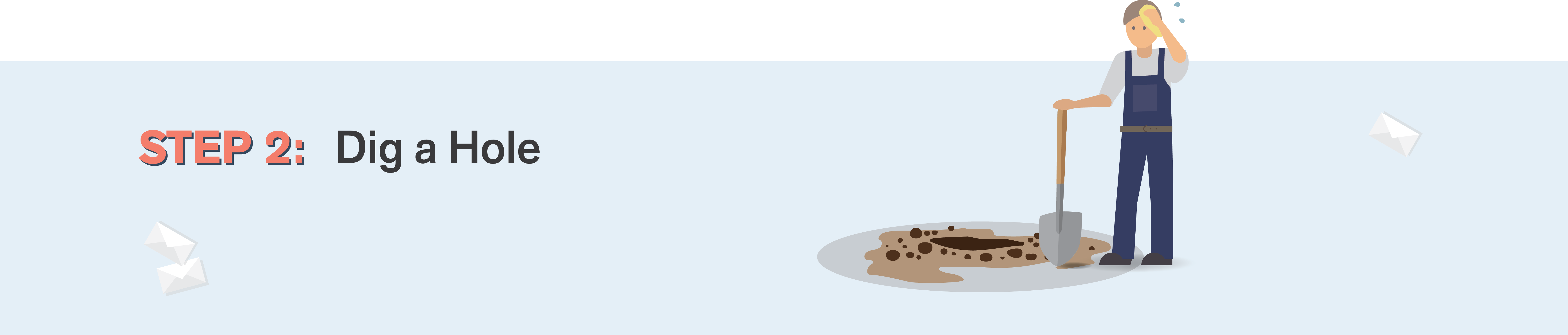 Hole Clipart Brown Ground (7140x1524), Png Download