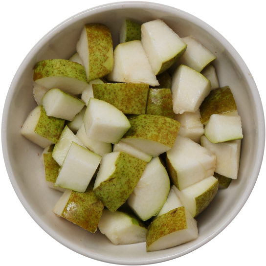 Pear Slices - Zucchini (866x650), Png Download