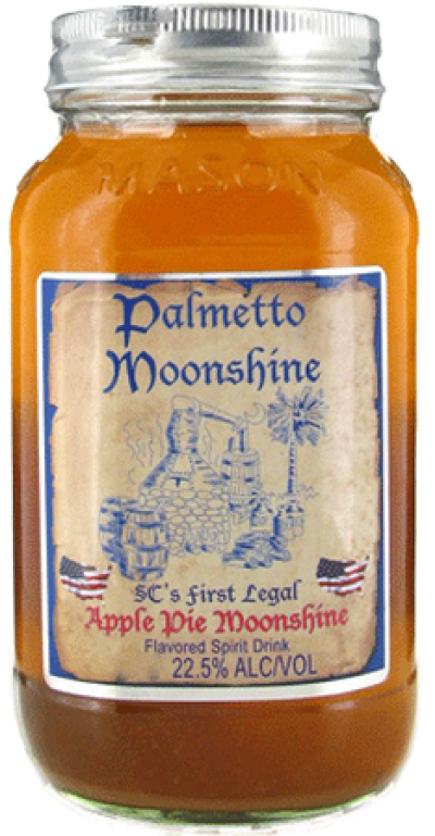 Palmetto Apple Pie Moonshine - Label (400x769), Png Download